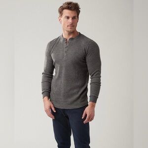 Bronxton Men’s The Fisherman Henley Thermal